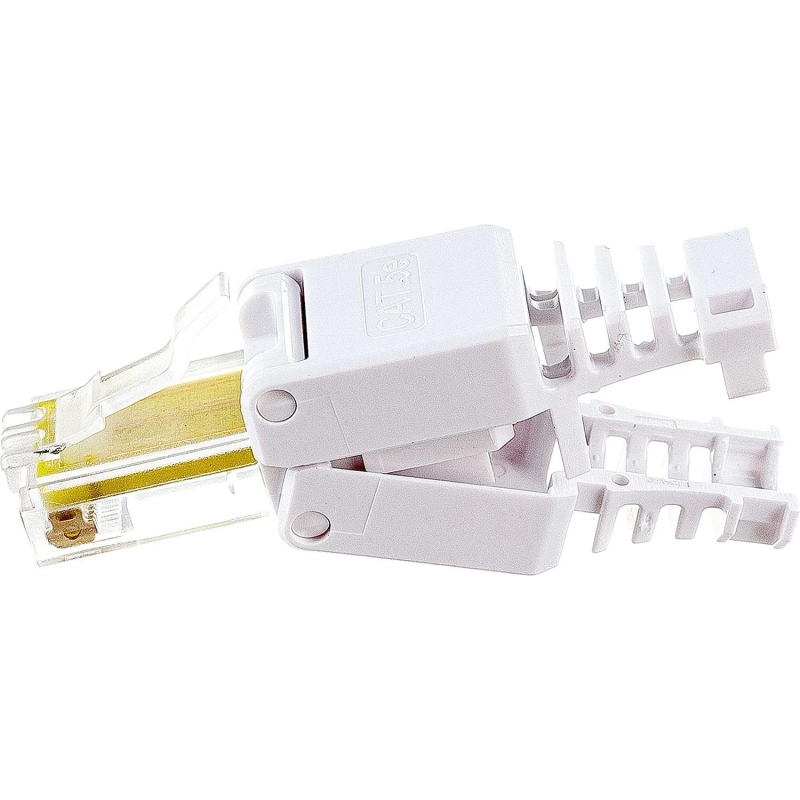 Коннектор полевой LANMASTER LAN-TMP-U5E-WH, неэкранированный, кат.5E