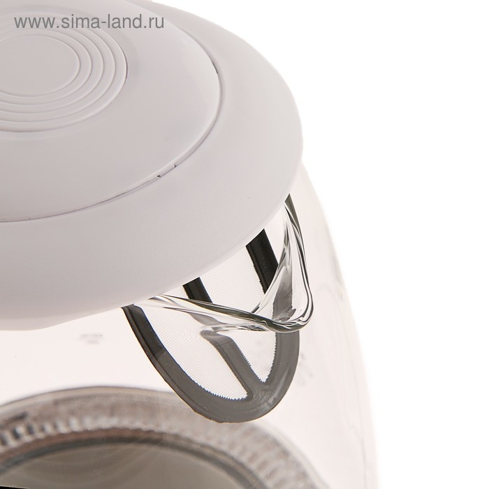 Чайник электрический ENERGY E-262, стекло, 1.7 л, 2200 Вт, белый Чайник электрический ENERGY E-262, стекло, 1.7 л, 2200 Вт, белый