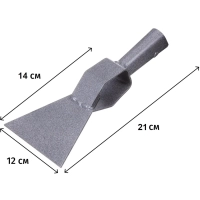 Ледоруб -топор сварной с тулейкой б/черенка Б-2 10 ЗИ-00204с тулейкой 0,4кг