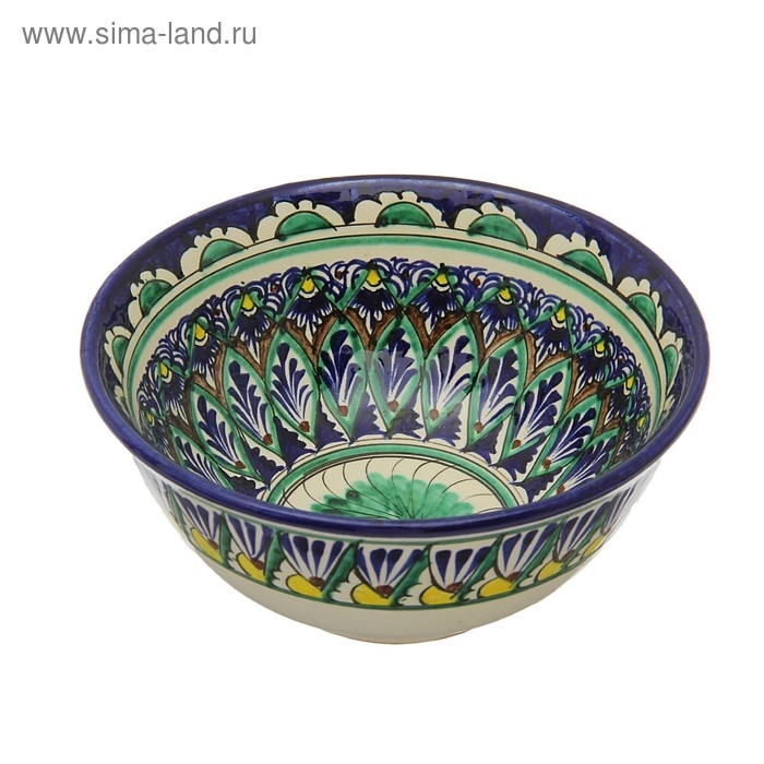 Коса Риштанская Керамика  Коса Риштанская Керамика "Узоры" 15 см, малая, микс