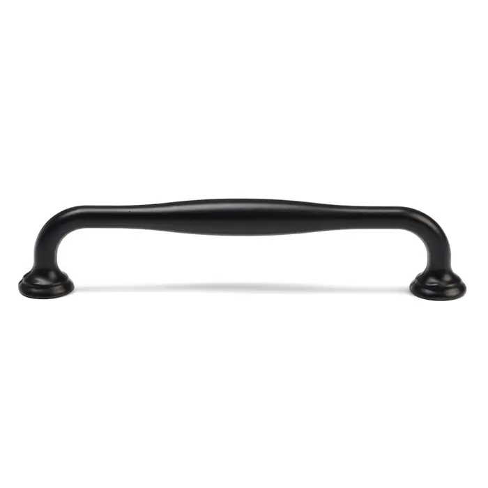 Ручка-скоба WAVE PC173BL, м/о 128 мм, цвет чёрный, 8 шт