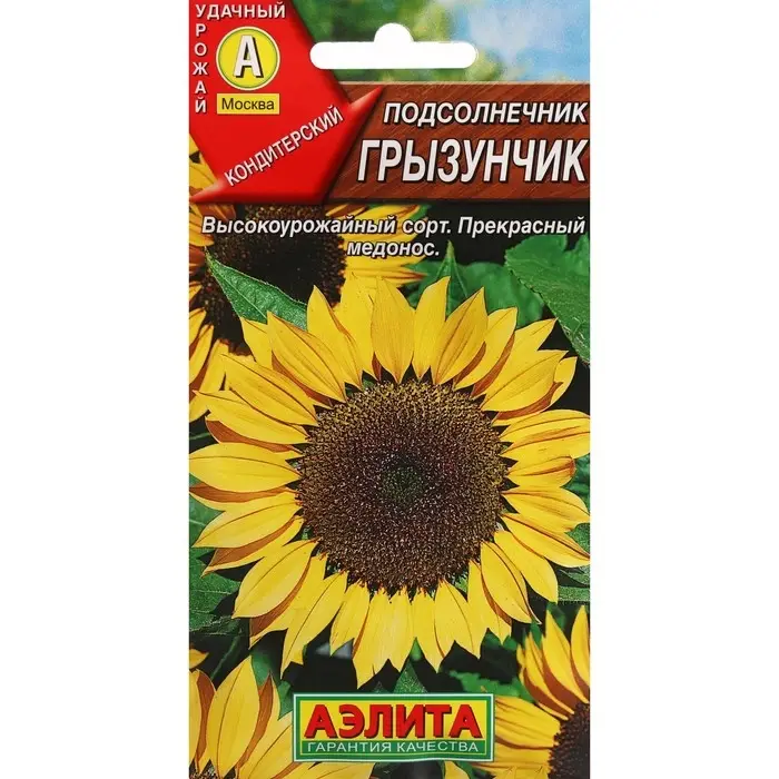 Семена Подсолнечник  Семена Подсолнечник "Грызунчик", ц/п, 5 г