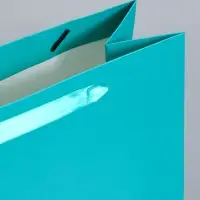 Пакет подарочный ламинированный &laquo;Тиффани&raquo;, M, 25.5&times;32&times;12 см, однотонный