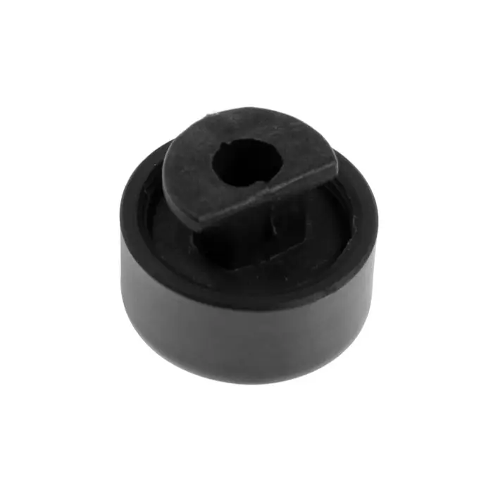 Зеркалодержатель ТУНДРА LIGHT, d=17 мм, без сверления, черный, пластик, 4 шт.