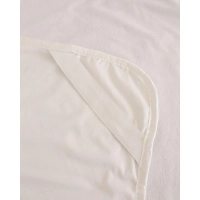 Наматрасник Luscan 90х200, махра, водонепрониц, с резинкой по углам, белый