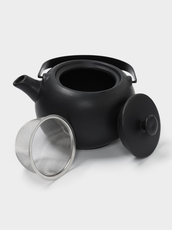 Чайник заварочный с ситом 0,85 л, Magistro Black Swan, черный Чайник заварочный с ситом 0,85 л, Magistro Black Swan, черный