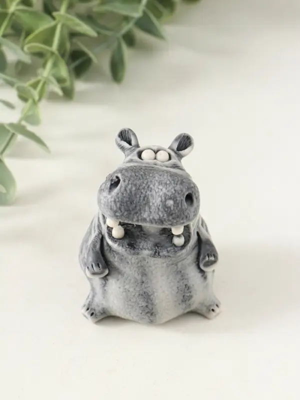 Сувенир Сувенир "Бегемот сидит" 7 см