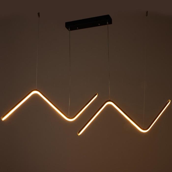 Светильник 1712/2BK LED 60Вт 3000-6000K черный 108х2,3х24-124 см Светильник 1712/2BK LED 60Вт 3000-6000K черный 108х2,3х24-124 см