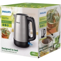 Чайник Philips HD9350/90, 2200Вт, 1,7л, нерж/черн. пластик