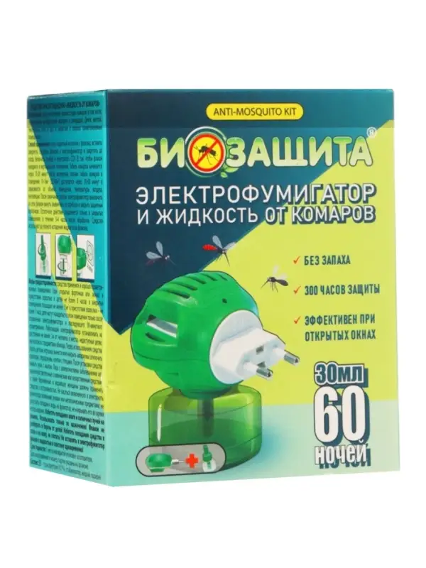 Комплект от комаров &laquo;ОБОРОНХИМ&raquo; фумигатор+жидкость