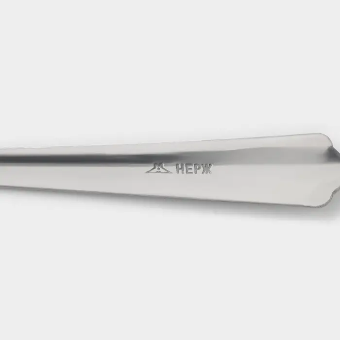 Ложка для коктейлей, длина 20 см, толщина 1.2 мм, упрощённой обработки, цвет серебряный