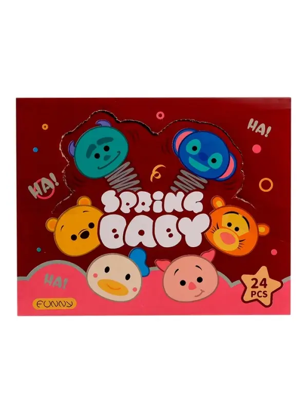 Фигурка животного «Прыгающие малыши», антистресс, на присоске, МИКС