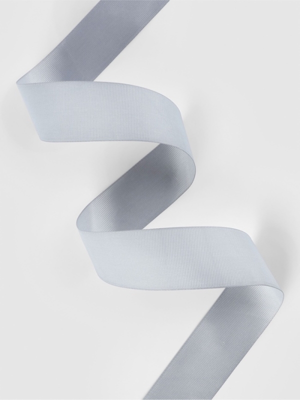 Лента репсовая, 40 мм, 23 ± 1 м, цвет светло-серый №3