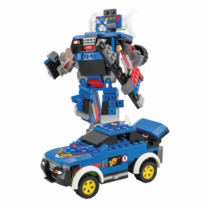 Конструктор-трансформер «Джип», 145 деталей, цвета МИКС Конструктор-трансформер «Джип», 145 деталей, цвета МИКС