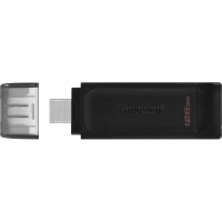 Флеш-память Kingston DataTraveler 70, USB-C 3.2 G1, чер, DT70/128GB