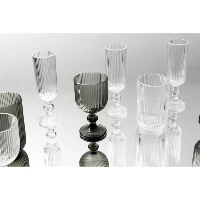 Бокал для вина Magistro &laquo;Грани&raquo;, 250 мл, 8&times;14.5 см, стекло, графитовый