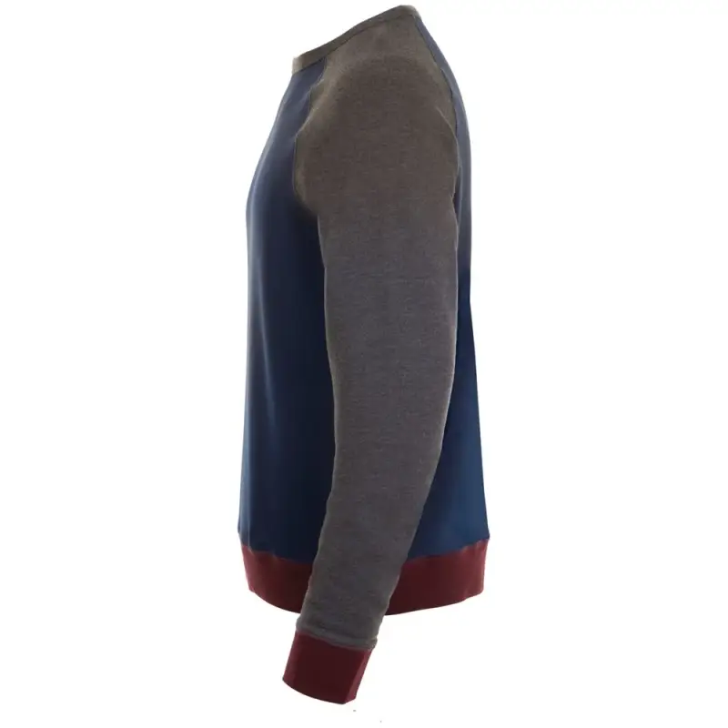 Толстовка унисекс Sandro темно-синий/черный меланж, размер 3XL Толстовка унисекс Sandro темно-синий/черный меланж, размер 3XL