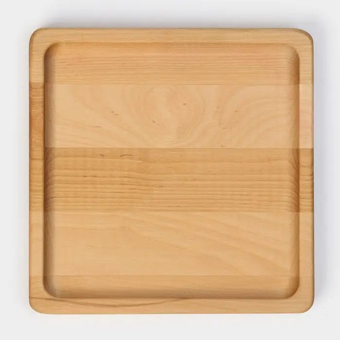 Тарелка Adelica &laquo;Классика&raquo;, 19&times;1.8 см, пропитана минеральным маслом, дерево, берёза