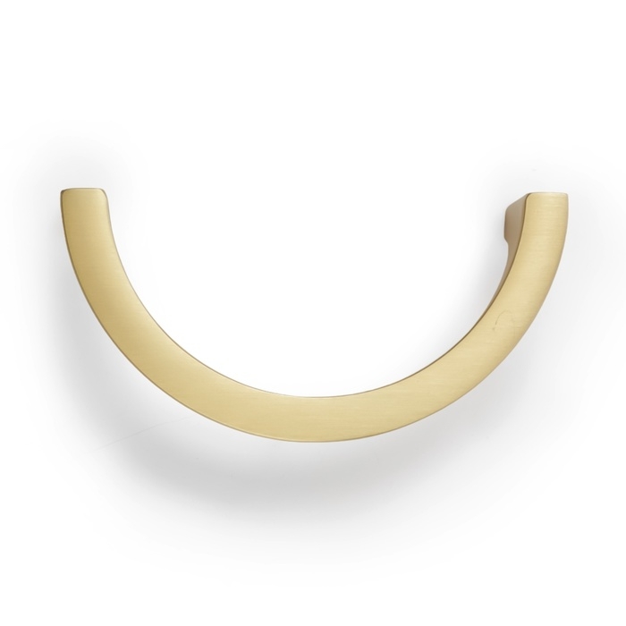 Ручка скоба CAPPIO полукруг, алюминий, м/о 96 мм, цвет сат. золото Ручка скоба CAPPIO полукруг, алюминий, м/о 96 мм, цвет сат. золото