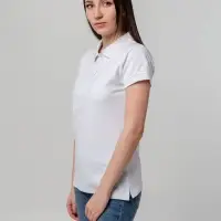 Рубашка поло женская Virma Premium Lady, белая, размер XXL