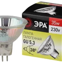 Лампа галогенная GU5.3-JCDR (MR16) -35W-230V-CL (галоген, софит, 35Вт, нейтр, GU5.3)