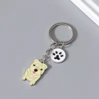 Брелок металл "Породы собак" МИКС 5,5х1,5х0,2 см