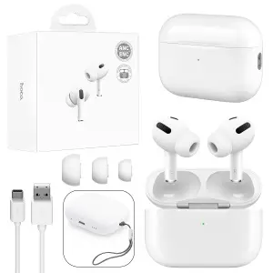 Гарнитура EW69 HOCO Wireless Headset 5.4 ANC+ENC белая