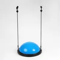 Полусфера BOSU гимнастическая ONLYTOP, с насосом, 46&times;20 см, синяя