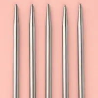 Спицы для вязания, чулочные, d=5 мм, 25 см, 5 шт.
