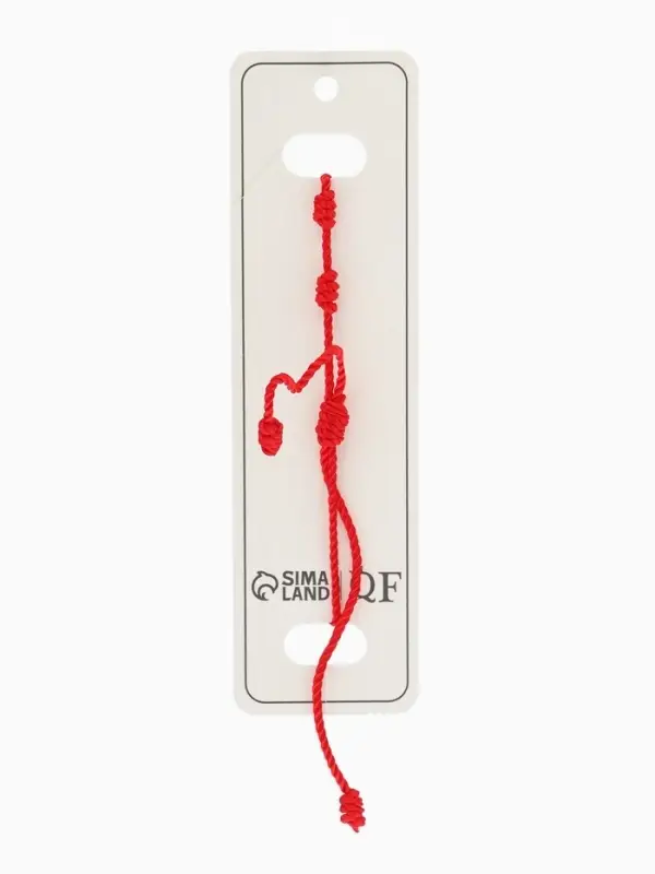 Браслет-оберег &laquo;Красная нить&raquo; узел с глазиком, цвет красно-бело-синий