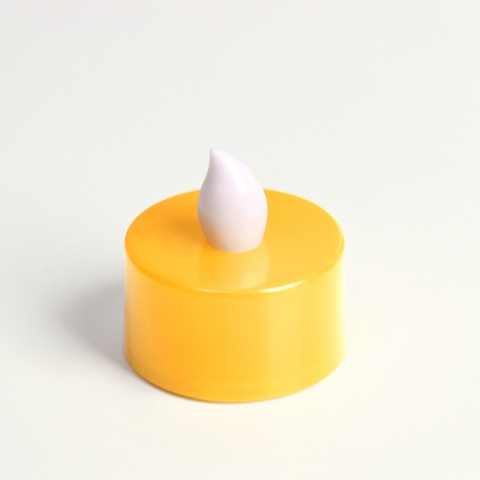 Светодиодные свечи, ночники LED RISALUX «Для чудесных моментов!» набор 2 шт., жёлтые, RGB, 3.5×3.5×4 см