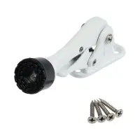 Фиксатор дверной LOCKLAND “козья ножка”, с автоподъемом, цвет белый Фиксатор дверной LOCKLAND “козья ножка”, с автоподъемом, цвет белый