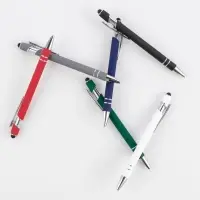 Ручка шариковая Pointer Soft Touch со стилусом, красная