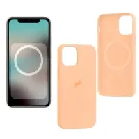 Чехол iPh 12/12 Pro Silicon Case 100% ORG Cantaloupe (MagSafe + анимация NFC) c LOGO