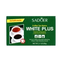 Зубной порошок Sadoer от чайного и кофейного налета, 60 г