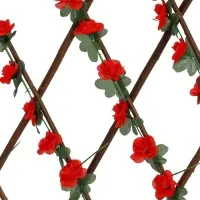 Ограждение декоративное &laquo;Розы&raquo; 200&times;75 см, Greengo