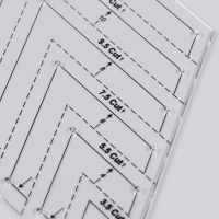 Линейка для пэчворка пластик 60° "Ромб"