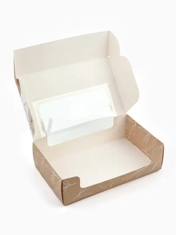 Коробка для эклеров, кондитерская упаковка, 5 вкладышей, &laquo;Для вдохновения&raquo;, 25.2&times;15&times;7 см