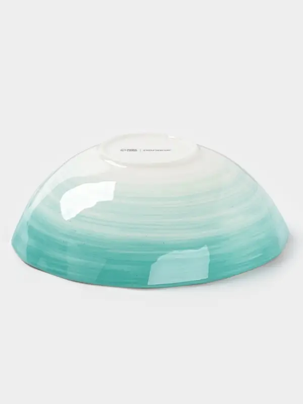 Салатник Доляна &laquo;Млечный путь&raquo;, 1.4 л, d=22 см, фарфор, бирюзовый