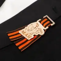 Значок деревянный «9 Мая!», с георгиевской лентой