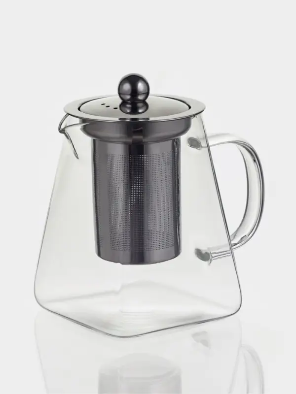 Чайник стеклянный заварочный с металлическим ситом Magistro &laquo;Дарси&raquo;, 450 мл, 14&times;8.5&times;13.5 см