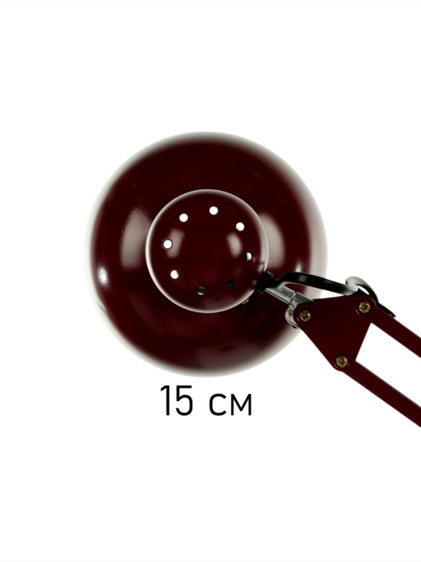 Торшер "Валли" 1х40Вт Е27 бордовый 28,5х28,5х178см