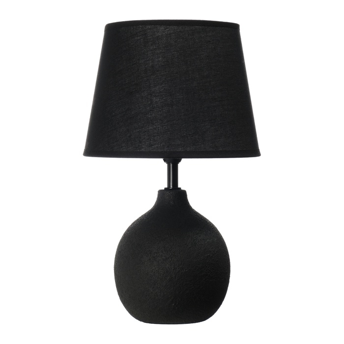 Лампа настольная Лампа настольная "Тезис" 1х40Вт Е14 черный 20х20х32см