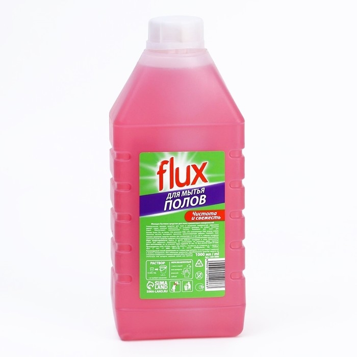 Средство для мытья полов, 1000 мл, аромат лаванды, FLUX