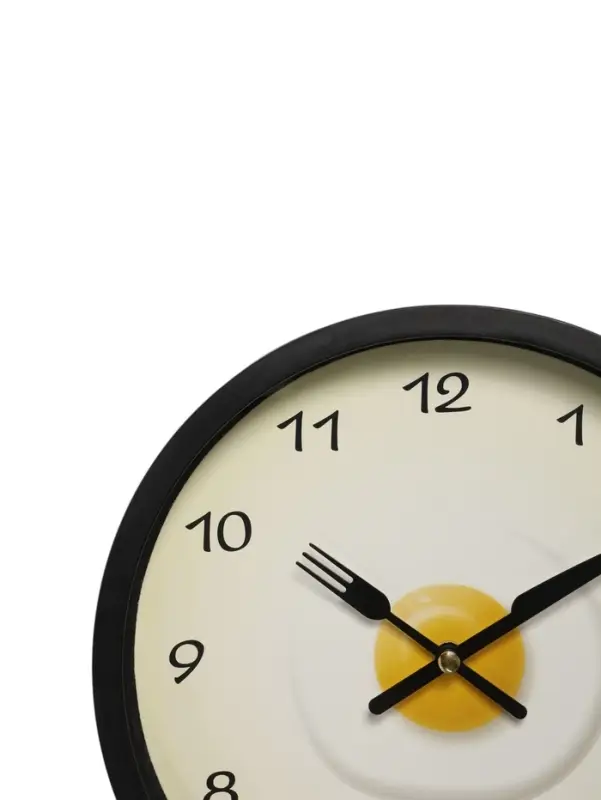 Часы настенные классические &laquo;Яичница&raquo;, серия: Кухня, бесшумные, плавный ход, d=23 см