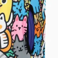 Чехол для чемодана &laquo;Котики&raquo;, 20", разноцветный