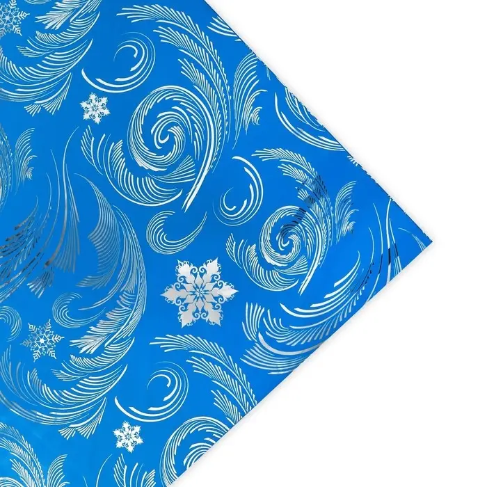 Плёнка упаковочная голография «Узоры», 100 х 70 см