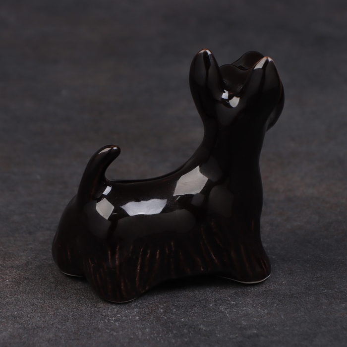 Статуэтка фарфоровая  Статуэтка фарфоровая "Скотч терьер", 8 см