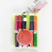 Швейный набор, 22 предмета, в чехле ПВХ, 13&times;9 см, МИКС