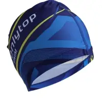 Шапочка для плавания взрослая ONLYTOP Swim, тканевая, обхват 54-60 см